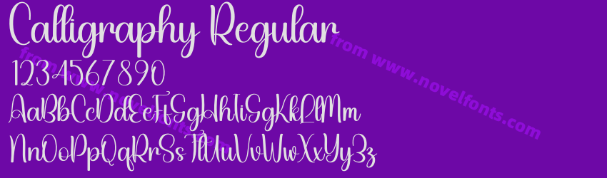 Calligraphy RegularPreview