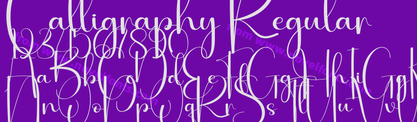 Calligraphy RegularPreview