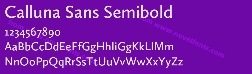 Calluna Sans SemiboldPreview Calluna Sans SemiboldPreview