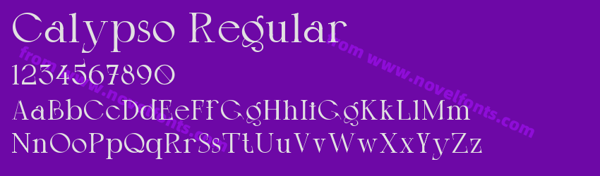 Calypso RegularPreview Calypso RegularPreview