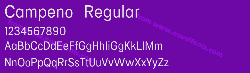 Campeno RegularPreview Campeno RegularPreview