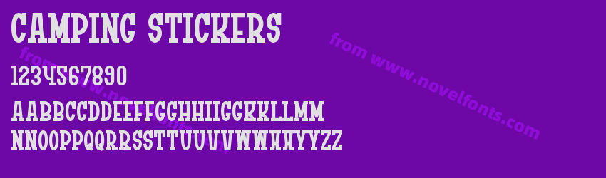 Camping StickersPreview