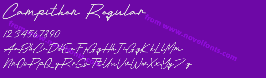 Campithen RegularPreview Campithen RegularPreview