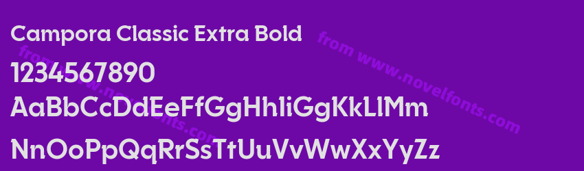 Campora Classic Extra BoldPreview Campora Classic Extra BoldPreview