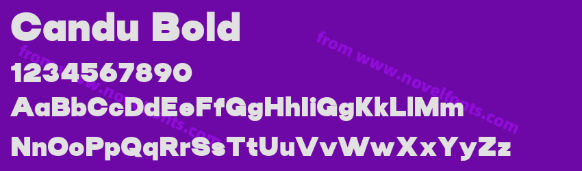 Candu BoldPreview Candu BoldPreview
