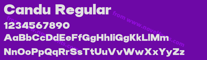 Candu RegularPreview Candu RegularPreview