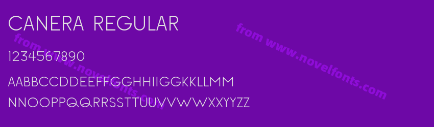Canera RegularPreview Canera RegularPreview