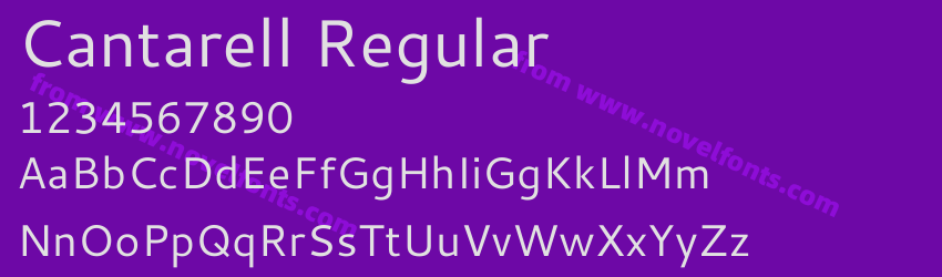 Cantarell RegularPreview Cantarell RegularPreview
