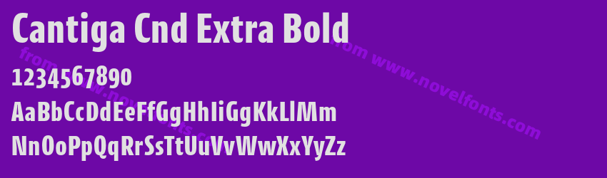 Cantiga Cnd Extra BoldPreview Cantiga Cnd Extra BoldPreview