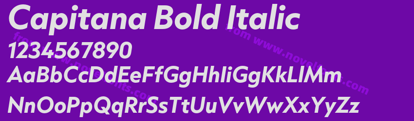 Capitana Bold ItalicPreview Capitana Bold ItalicPreview