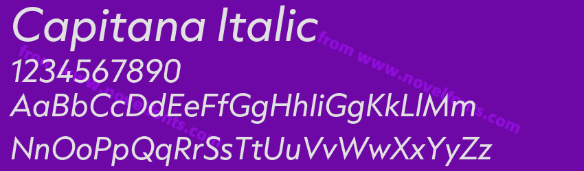 Capitana ItalicPreview Capitana ItalicPreview