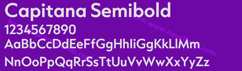 Capitana SemiboldPreview Capitana SemiboldPreview