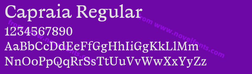 Capraia RegularPreview Capraia RegularPreview