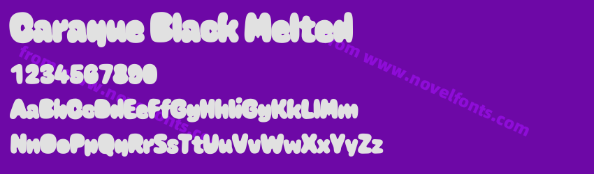 Caraque Black MeltedPreview Caraque Black MeltedPreview