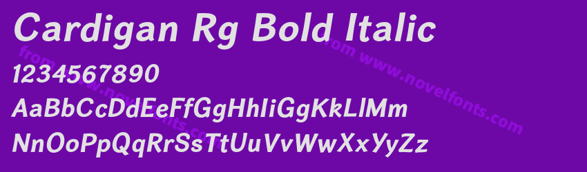Cardigan Rg Bold ItalicPreview Cardigan Rg Bold ItalicPreview