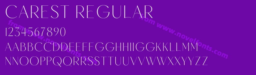 Carest RegularPreview Carest RegularPreview