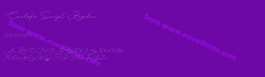 Carlofe Script RegularPreview Carlofe Script RegularPreview
