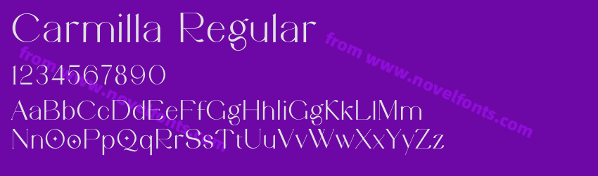 Carmilla RegularPreview Carmilla RegularPreview