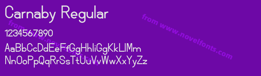 Carnaby RegularPreview Carnaby RegularPreview