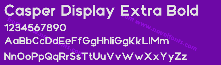 Casper Display Extra BoldPreview Casper Display Extra BoldPreview
