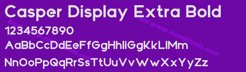 Casper Display Extra BoldPreview Casper Display Extra BoldPreview