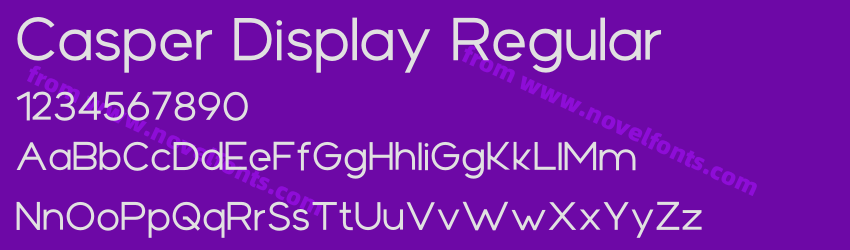 Casper Display RegularPreview Casper Display RegularPreview