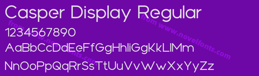 Casper Display RegularPreview Casper Display RegularPreview