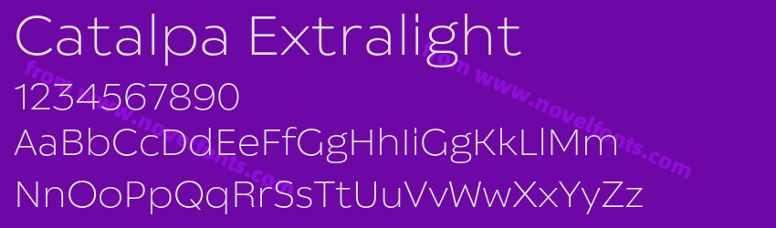 Catalpa ExtralightPreview Catalpa ExtralightPreview