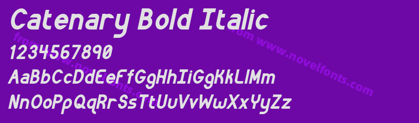 Catenary Bold ItalicPreview Catenary Bold ItalicPreview