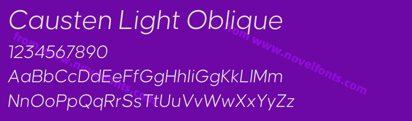 Causten Light ObliquePreview Causten Light ObliquePreview