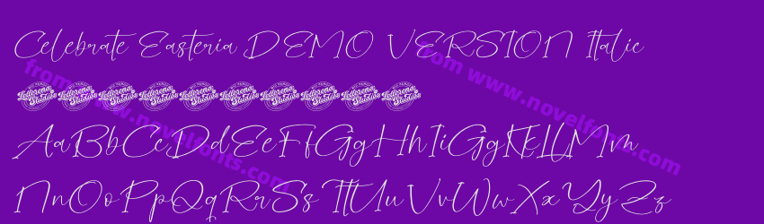 Celebrate Easteria DEMO VERSION ItalicPreview Celebrate Easteria DEMO VERSION ItalicPreview