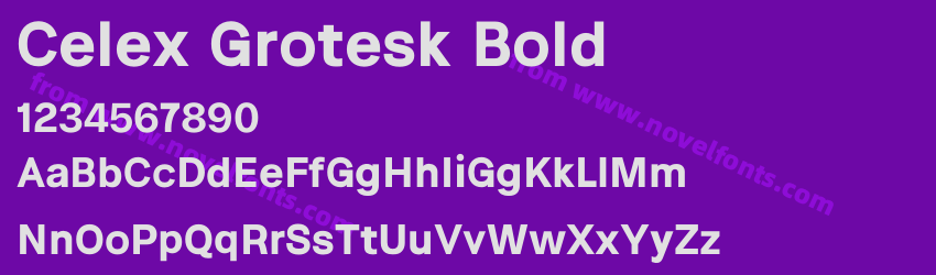 Celex Grotesk BoldPreview Celex Grotesk BoldPreview