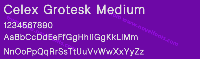 Celex Grotesk MediumPreview Celex Grotesk MediumPreview