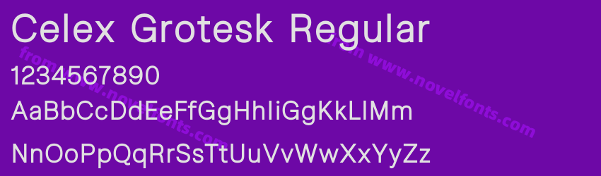 Celex Grotesk RegularPreview Celex Grotesk RegularPreview