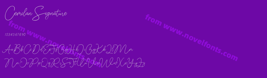 Cemilan SignaturePreview Cemilan SignaturePreview