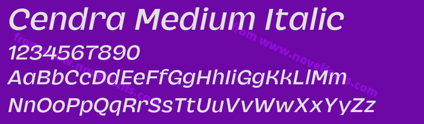 Cendra Medium ItalicPreview Cendra Medium ItalicPreview