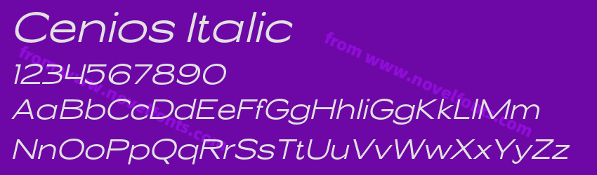 Cenios ItalicPreview Cenios ItalicPreview