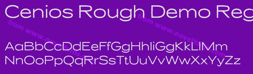 Cenios Rough Demo RegularPreview Cenios Rough Demo RegularPreview
