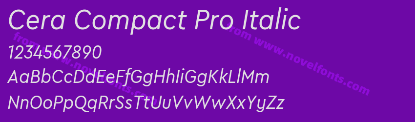Cera Compact Pro ItalicPreview Cera Compact Pro ItalicPreview