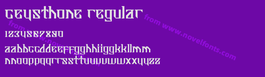 Ceysthone RegularPreview Ceysthone RegularPreview