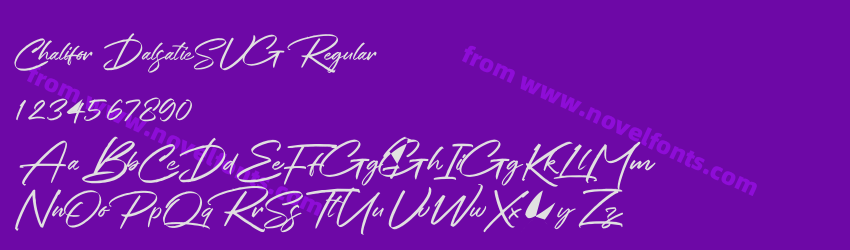 Chalifor DalsaticSVG RegularPreview Chalifor DalsaticSVG RegularPreview