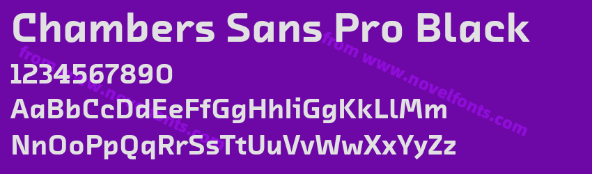 Chambers Sans Pro BlackPreview Chambers Sans Pro BlackPreview