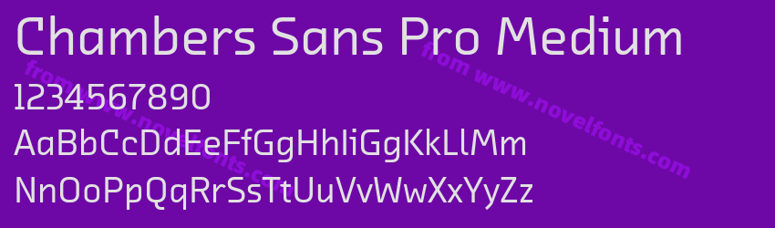 Chambers Sans Pro MediumPreview Chambers Sans Pro MediumPreview