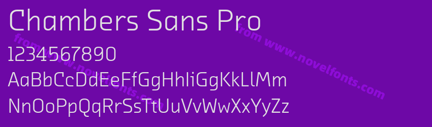 Chambers Sans ProPreview Chambers Sans ProPreview