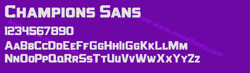 Champions SansPreview Champions SansPreview