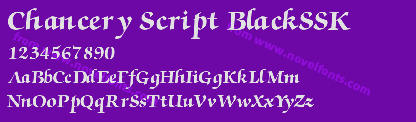 Chancery Script BlackSSKPreview Chancery Script BlackSSKPreview