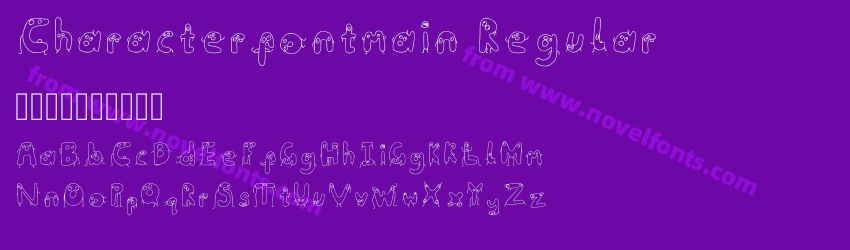 Characterfontmain RegularPreview Characterfontmain RegularPreview