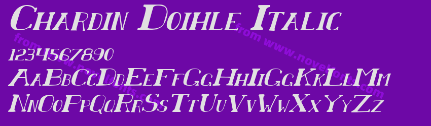 Chardin Doihle ItalicPreview Chardin Doihle ItalicPreview
