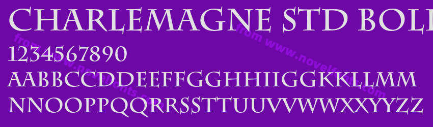 Charlemagne Std BoldPreview Charlemagne Std BoldPreview