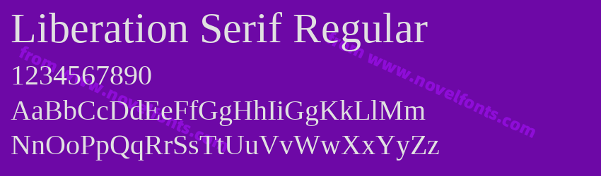 Liberation Serif RegularPreview